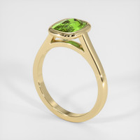1.70 Ct. Chrome Diopside Ring, 10K Yellow Gold 2