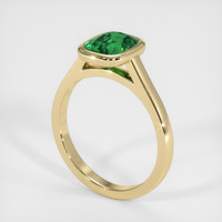 1.53 Ct. Tsavorite Garnet Ring, 10K Yellow Gold 2