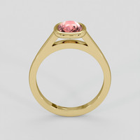 2.02 Ct. Padparadscha Sapphire Ring, 10K Yellow Gold 3