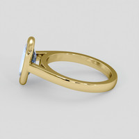 1.80 Ct. Blue Sapphire Ring, 10K Yellow Gold 4