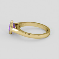 1.86 Ct. Purple Sapphire Ring, 10K Yellow Gold 4