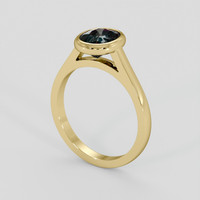 1.74 Ct. Multi Color Sapphire Ring, 10K Yellow Gold 2
