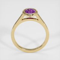 1.32 Ct. Purple Sapphire Ring, 10K Yellow Gold 3