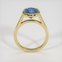 3.29 Ct. Blue Sapphire Ring, 14K Yellow Gold 3