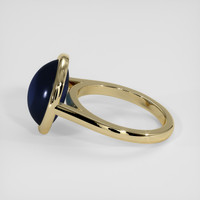 11.64 Ct. Blue Sapphire Ring, 14K Yellow Gold 4