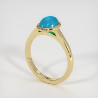 1.14 Ct. Gemstone Ring, 14K Yellow Gold 2