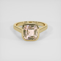 3.43 Ct. Padparadscha Sapphire Ring, 14K Yellow Gold 1
