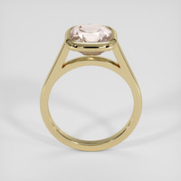 3.43 Ct. Padparadscha Sapphire Ring, 14K Yellow Gold 3