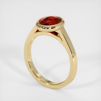 2.00 Ct. Ruby Ring, 14K Yellow Gold 2