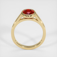 2.00 Ct. Ruby Ring, 14K Yellow Gold 3