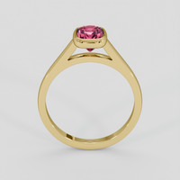 1.12 Ct. Padparadscha Sapphire Ring, 14K Yellow Gold 3