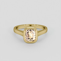 1.99 Ct. Padparadscha Sapphire Ring, 14K Yellow Gold 1