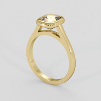 1.99 Ct. Padparadscha Sapphire Ring, 14K Yellow Gold 2