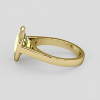 3.25 Ct. Yellow Sapphire Ring, 14K Yellow Gold 4