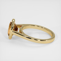 2.50 Ct. Brown Sapphire Ring, 14K Yellow Gold 4