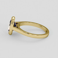 2.22 Ct. Bi Color Sapphire Ring, 14K Yellow Gold 4