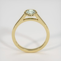 0.99 Ct. Green Sapphire Ring, 14K Yellow Gold 3