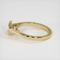 0.99 Ct. Sapphire Ring, 14K Yellow Gold 4