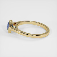 0.85 Ct. Sapphire Ring, 14K Yellow Gold 4