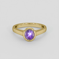 1.86 Ct. Purple Sapphire Ring, 14K Yellow Gold 1