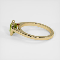 2.02 Ct. Green Sapphire Ring, 14K Yellow Gold 4