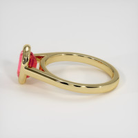 1.85 Ct. Padparadscha Sapphire Ring, 14K Yellow Gold 4