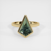 2.18 Ct. Sapphire Ring, 14K Yellow Gold 1