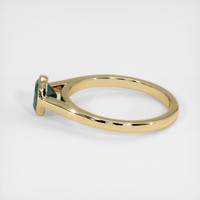 1.03 Ct. Sapphire Ring, 14K Yellow Gold 4