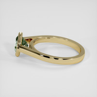 1.22 Ct. Green Sapphire Ring, 14K Yellow Gold 4
