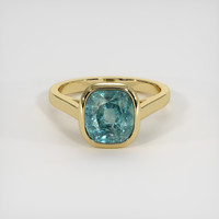 4.60 Ct. Sapphire Ring, 14K Yellow Gold 1