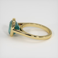 4.60 Ct. Sapphire Ring, 14K Yellow Gold 4