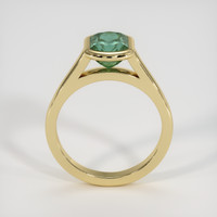 2.44 Ct. Green Sapphire Ring, 14K Yellow Gold 3