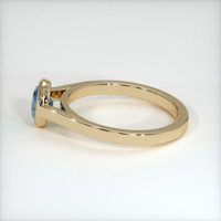 0.71 Ct. Sapphire Ring, 18K Yellow Gold 4