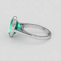 4.24 Ct. Emerald Ring, 18K Yellow Gold 4