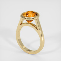 4.10 Ct. Gemstone Ring, 18K Yellow Gold 2