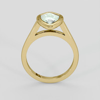 1.72 Ct. Green Tourmaline Ring, 18K Yellow Gold 3