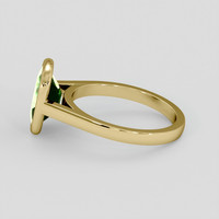 2.31 Ct. Green (Lime Green) Peridot Ring, 18K Yellow Gold 4