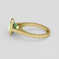 2.34 Ct. Yellowish Green Peridot Ring, 18K Yellow Gold 4