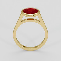 2.81 Ct. Ruby Ring, 18K Yellow Gold 3