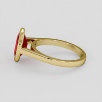 2.81 Ct. Ruby Ring, 18K Yellow Gold 4