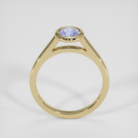 0.81 Ct. Violet Sapphire Ring, 18K Yellow Gold 3