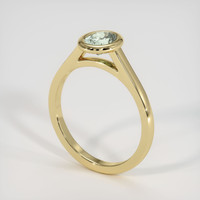 0.99 Ct. Sapphire Ring, 18K Yellow Gold 2