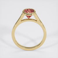 2.08 Ct. Padparadscha Sapphire Ring, 18K Yellow Gold 3
