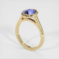 2.57 Ct. Sapphire Ring, 18K Yellow Gold 2