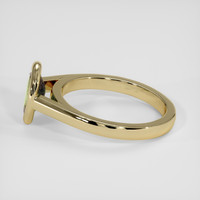1.52 Ct. Yellowish Green Sapphire Ring, 18K Yellow Gold 4