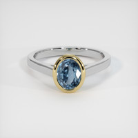 1.20 Ct. Gemstone Ring, 14K Yellow & White 1