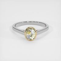 1.06 Ct. Sapphire Ring, 14K Yellow & White 1
