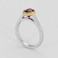 1.45 Ct. Bi Color Sapphire Ring, 14K Yellow & White 2
