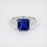 4.20 Ct. Sapphire Ring, Platinum 950 1