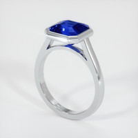 4.20 Ct. Sapphire Ring, Platinum 950 2